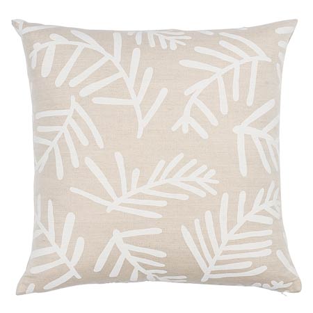 SO17991 TIAH COVE Schumacher Pillow-Ivory On Natural