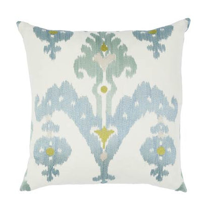 SO6581 RAJA EMBROIDERY Schumacher Pillow-Sky