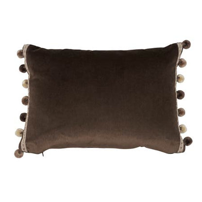 SO6819 SOPHIA VELVET Schumacher Pillow-Cocoa