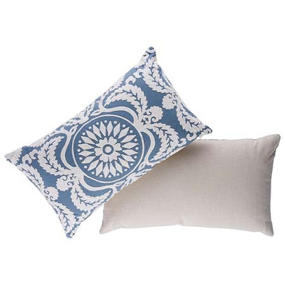 SO7026 CASTANET EMBROIDERY Schumacher Pillow-26" x 15"