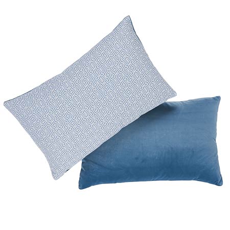 SO7056 CHINOIS FRET Schumacher Pillow-Sky Ivory