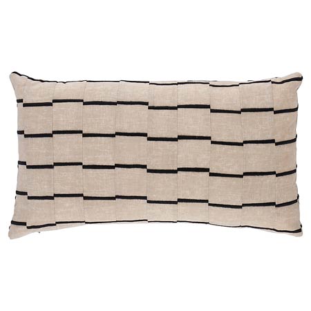 SO7121 LINES Schumacher Pillow-Black