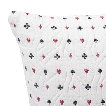 SO7227 LE JOUEUR Schumacher Pillow-Rouge Et Noir