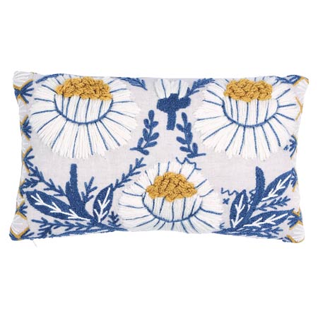 SO723320 MARGUERITE EMBROIDERY Schumacher Pillow