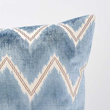 SO7284 CHEVRON VELVET Schumacher Pillow-Mineral