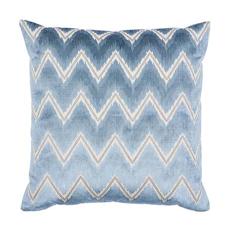 SO7284 CHEVRON VELVET Schumacher Pillow-Mineral