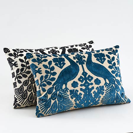 SO7297 PAVONE VELVET Schumacher Pillow-20" x 14"