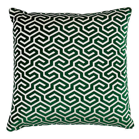 MING FRET VELVET Schumacher Pillow