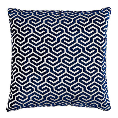 MING FRET VELVET Schumacher Pillow