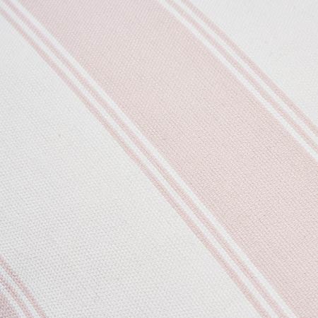 SO7582 RAFE STRIPE Schumacher Pillow-Pink and White