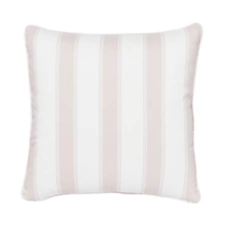 SO7582 RAFE STRIPE Schumacher Pillow-Pink and White