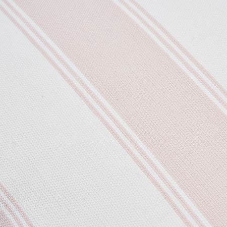 SO7582 RAFE STRIPE Schumacher Pillow-Pink and White