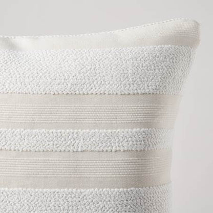 SO7849 OHARA STRIPE I/O Schumacher Pillow-Ivory