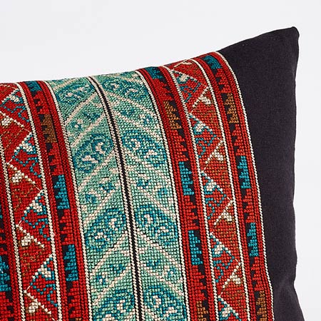 SO7962 VINKA EMBROIDERY Schumacher Pillow-24" x 12"