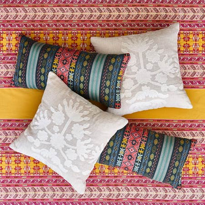 SO7962 VINKA EMBROIDERY Schumacher Pillow-24" x 12"