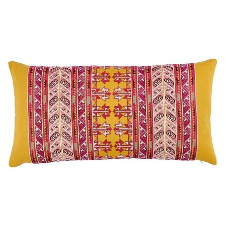 SO7962 VINKA EMBROIDERY Schumacher Pillow-24" x 12"