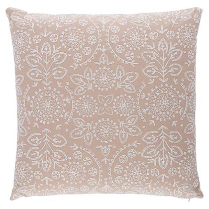 SO7986 TIANA EMBROIDERY Schumacher Pillow-Natural