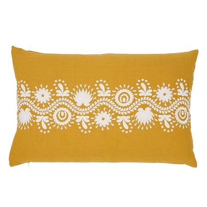 SO8074 THEODORA EMBROIDERY Schumacher Pillow-24" x 16"