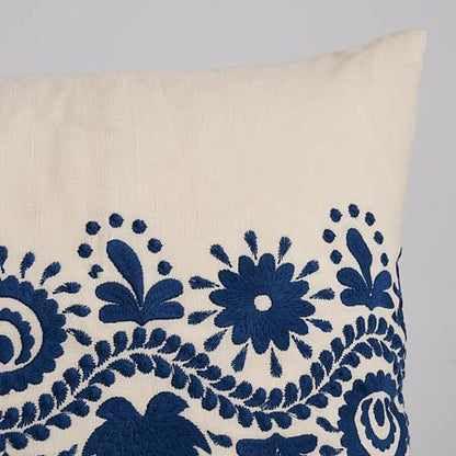 SO8074 THEODORA EMBROIDERY Schumacher Pillow-24" x 16"