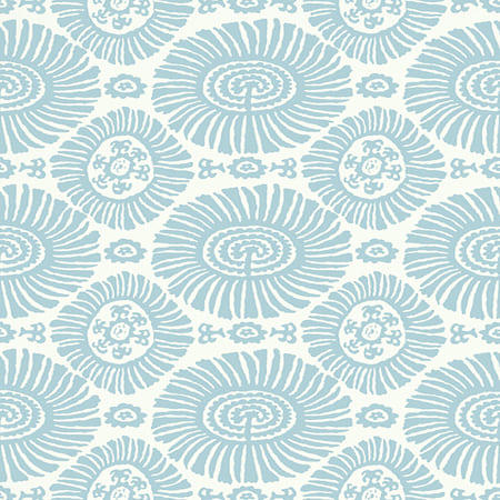 T10084 SOLIS Spa Blue Thibaut Wallpaper