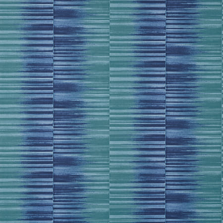 T10088 MEKONG STRIPE Turquoise And Navy Thibaut Wallpaper