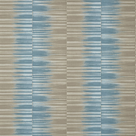 T10092 MEKONG STRIPE Spa Blue And Beige Thibaut Wallpaper