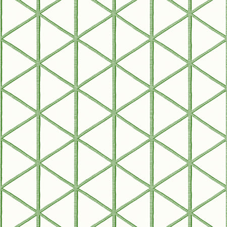 T10138 BOX KITE Emerald Green Thibaut Wallpaper