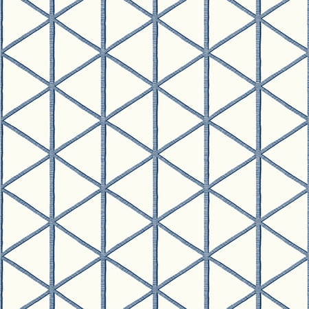 T10139 BOX KITE Navy Thibaut Wallpaper