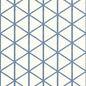 T10139 BOX KITE Navy Thibaut Wallpaper