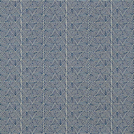 T10210 MOMBASA Navy Thibaut Wallpaper