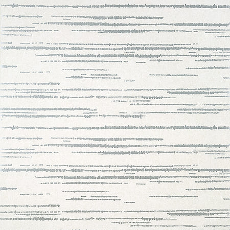 T10453 ECHO Metallic Silver On White Thibaut Wallpaper