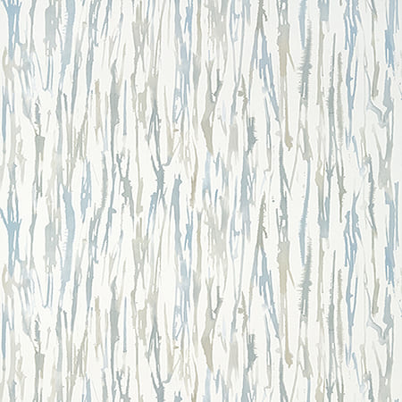 T10465 AURORA Soft Blue And Grey Thibaut Wallpaper