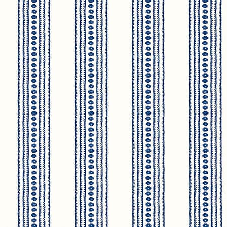 T10608 NEW HAVEN STRIPE Navy Thibaut Wallpaper