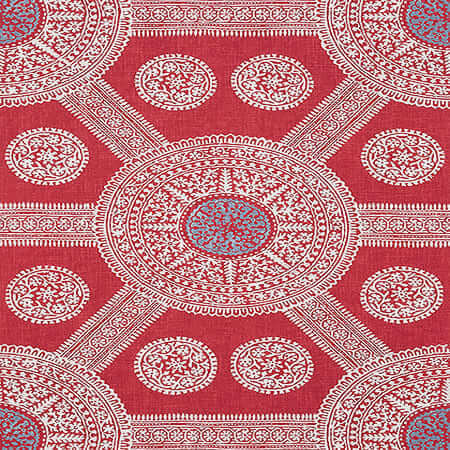 T10637 STONINGTON Red Thibaut Wallpaper
