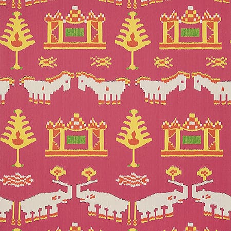 T10640 KINGDOM PARADE Pink Thibaut Wallpaper