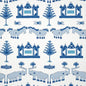T10641 KINGDOM PARADE Blue And White Thibaut Wallpaper