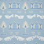 T10643 KINGDOM PARADE Spa Blue Thibaut Wallpaper
