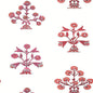T10667 INDIAN FLOWER Pink Thibaut Wallpaper