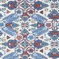 T10824 PERSIAN CARPET Blue And White Thibaut Wallpaper