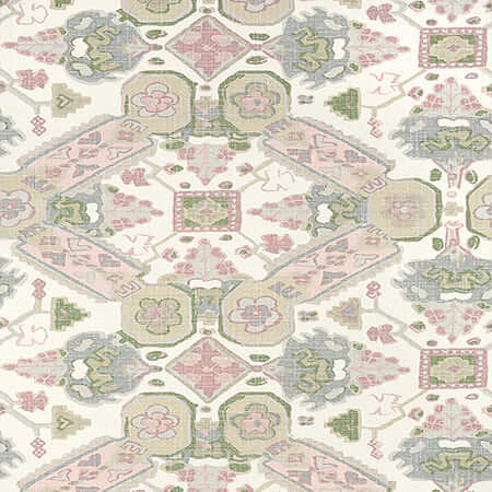 T10827 PERSIAN CARPET Blush Thibaut Wallpaper