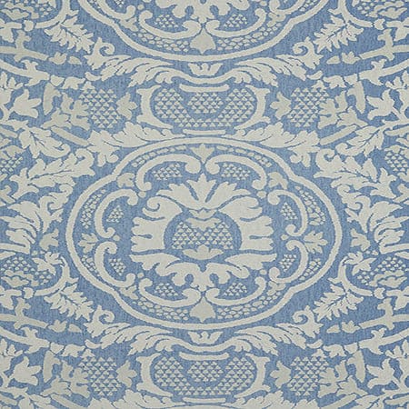 T10837 EARL DAMASK Blue Thibaut Wallpaper