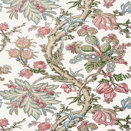 T10848 CHATELAIN Pink Thibaut Wallpaper
