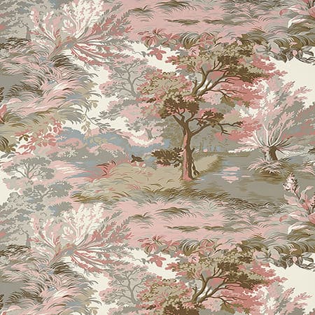 T10868 LINCOLN TOILE Blush Thibaut Wallpaper