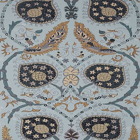 T13214 LEWIS Mineral Blue Thibaut Wallpaper