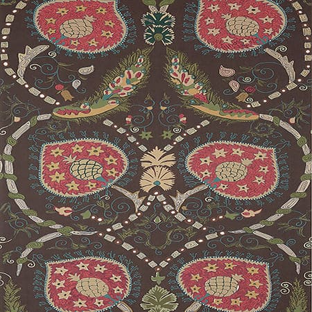 T13220 LEWIS Brown Thibaut Wallpaper