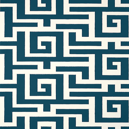 T13225 TULUM Navy Thibaut Wallpaper