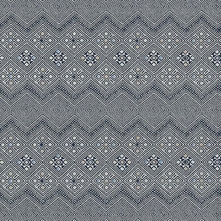 T13231 HIGH PLAINS Navy And White Thibaut Wallpaper