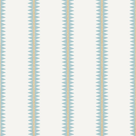T13241 RENO STRIPE Spa Blue Thibaut Wallpaper