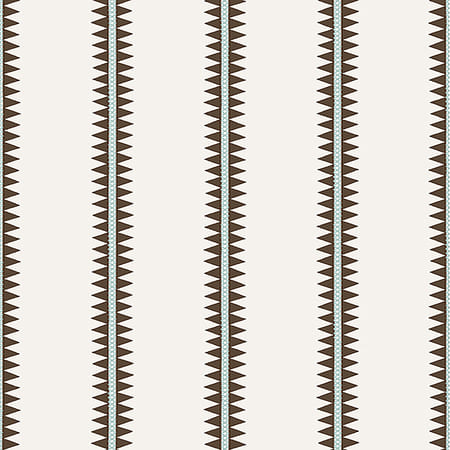 T13246 RENO STRIPE Brown Thibaut Wallpaper