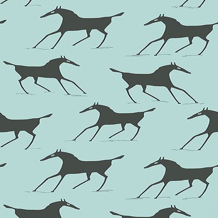 T13267 MARLBOROUGH DOWNS Spa Blue Thibaut Wallpaper